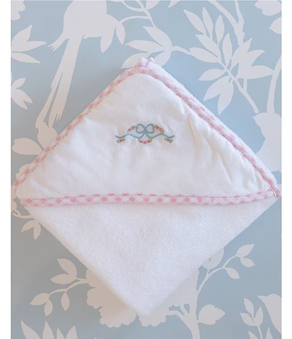 Edgehill Collectionx The Broke Brooke Emaline Embroidered Floral Hooded Towel | Dillard's