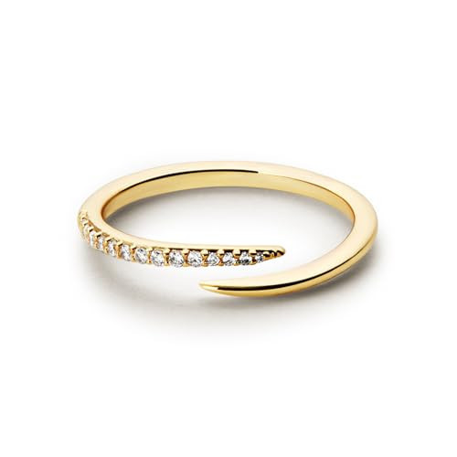 Ana Luisa Gold Rings for Women - 14K Gold Plated Rings for Women Non Tarnish - Trendy Stacking Ring for Daily Wear - Twisted, Heart, Eternity Ring Styles - Hypoallergenic & Water-Resistant Jewelry | Amazon (US)