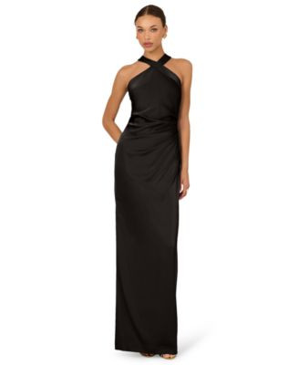 Women's Halter Neck Ball Gown | Macy's