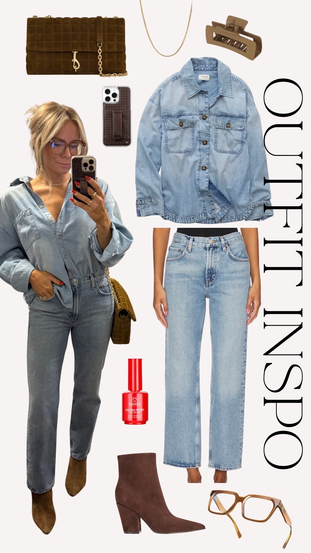 We love a good denim on denim moment 😍 

Use code Buwick10 for my phone case.
Use code LOLAMARIE for my necklace. 

#LTKStyleTip #LTKOver40