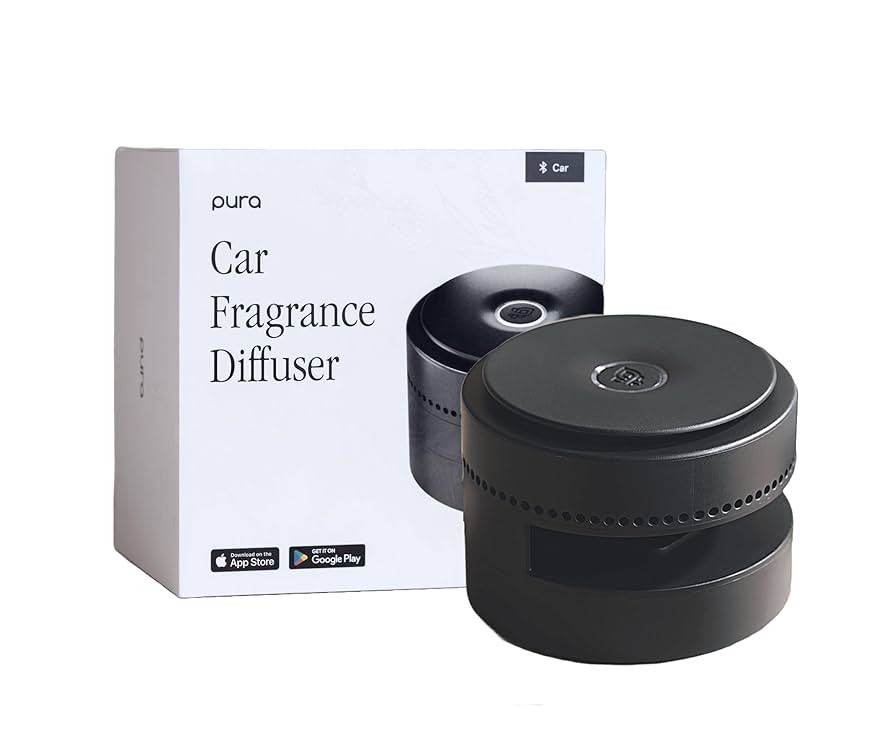 Pura Car Diffuser - Smart Car Aroma Diffuser with USB-C Cable for Luxury Fragrances - Auto Start ... | Amazon (US)