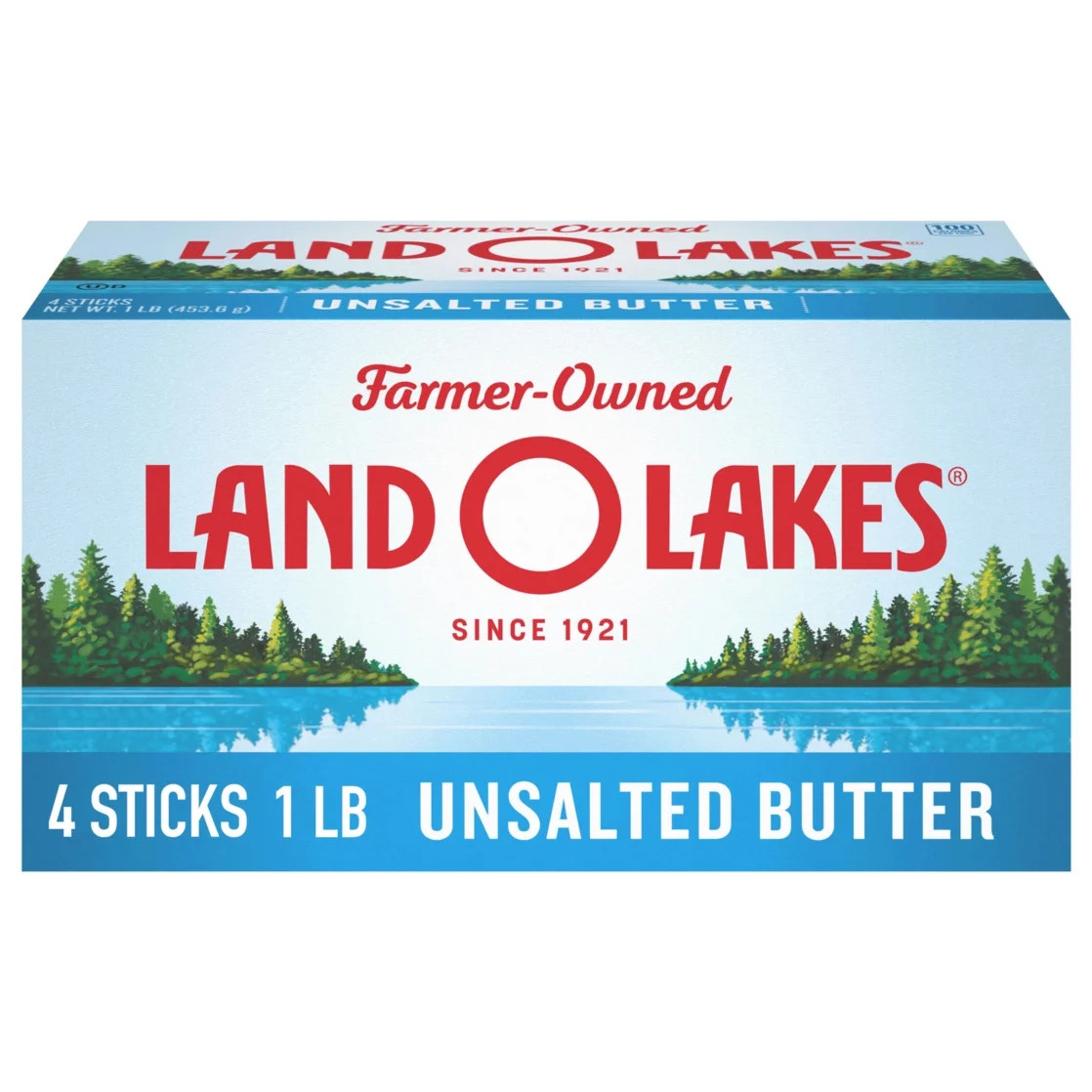 Land O Lakes Unsalted Butter, 4 Sticks, 1 lb Pack | Walmart (US)