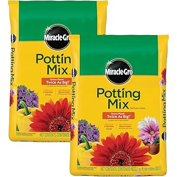 Miracle-Gro Potting Mix, For Container Plants, Flowers, Vegetables, Shrubs, Annuals, Perennials, ... | Amazon (US)