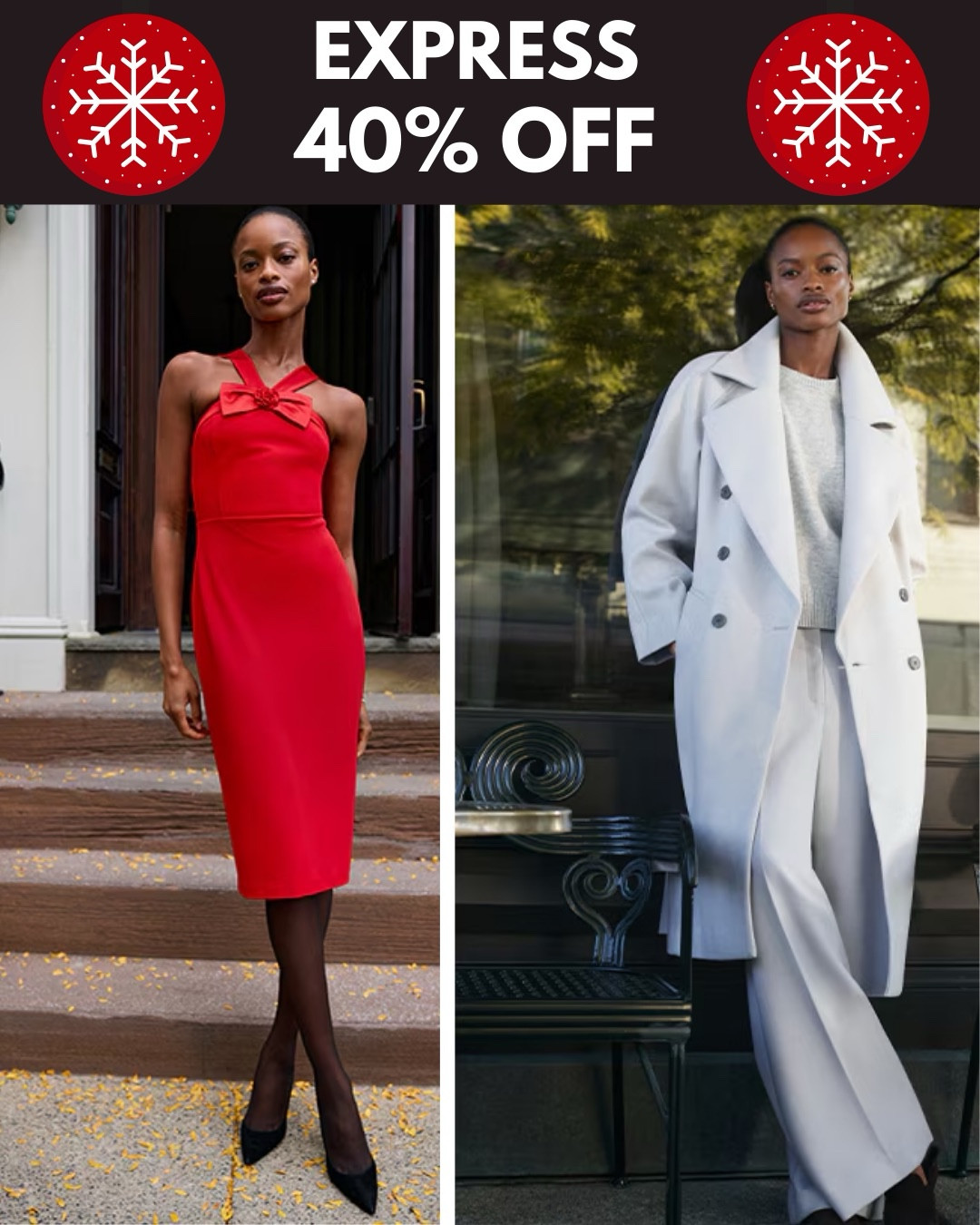 #BlackFriday SALE now at Express‼️ 40% OFF Site Wide!! And FREE Shipping on ALL orders!!
🛍️  Tap any photo to shop the entire Sale!!
Gifts 🎁- Christmas Dress 👗 Party Outfit- Friendsgiving - Black Friday- Cyber Monday - XMas Gifts - WorkWear- New Years Eve 


Follow my LTK @fashionistanyc on the @shop.LTK app to view this post and get my exclusive app-only content!

#liketkit #LTKCyberWeek #LTKSaleAlert #LTKGiftGuide #LTKSeasonal #LTKHoliday #LTKootd #LTKgrwm #LTKFindsUnder50 #LTKdayinmylife
@shop.ltk
https://liketk.it/5CkBR