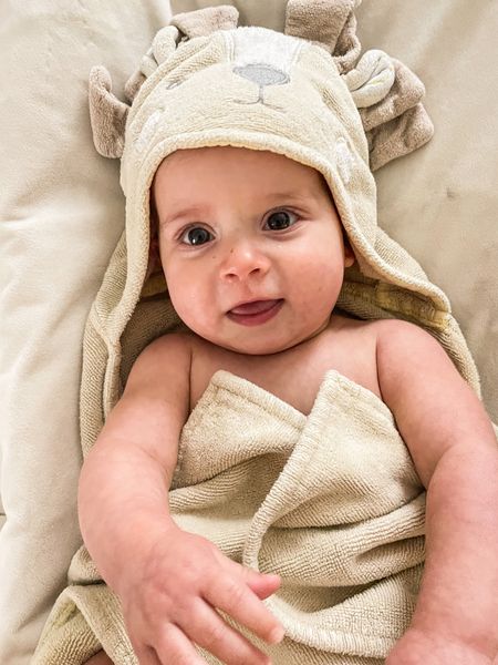 Nothing sweeter than a baby in a hooded towel! 

#LTKbaby #LTKkids #LTKfamily