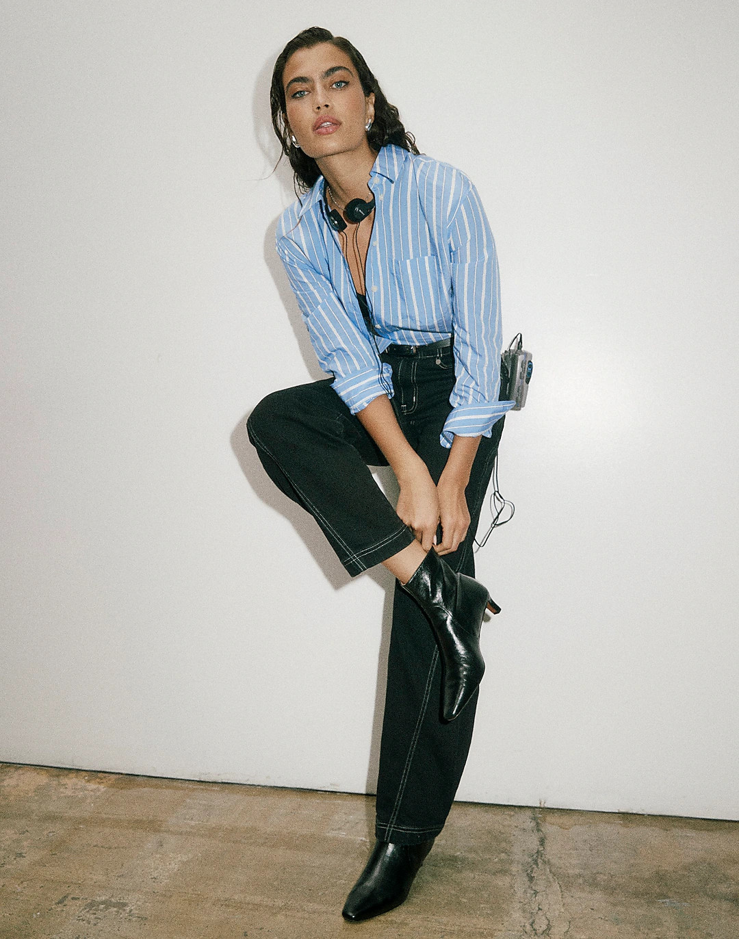 The Dimes Kitten-Heel Boot | Madewell