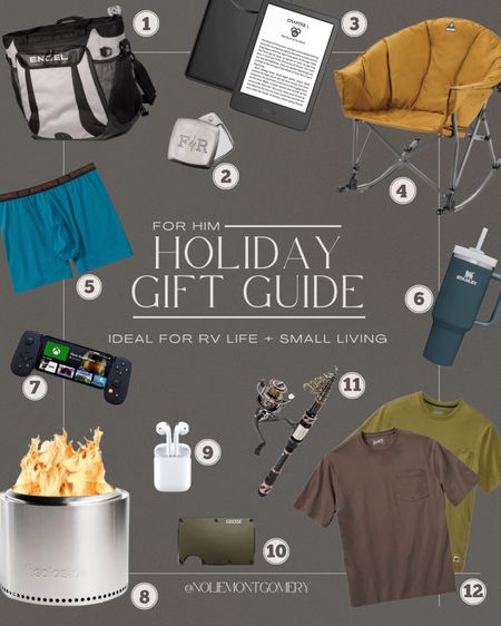 Here is a roundup of some of Brandon’s absolute favorite things around our RV, plus a few extras going under the tree this year! 

TAGS: Gift guide, gift ideas, outdoorsy gifts, RV life, RV living, small living, fifthwheel life, tiny home, favorite gifts, practical gifts for him, fishing gear, cool tech gifts, travel lover, camping gear  #giftguide 

#LTKCyberweek #LTKGiftGuide #LTKHoliday