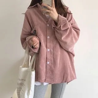 Corduroy Shirt Jacket | YesStyle Global