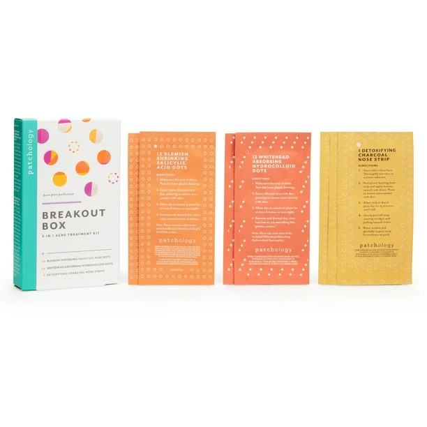 Patchology Breakout Box 3-in-1 Acne Treatment Kit | Walmart (US)