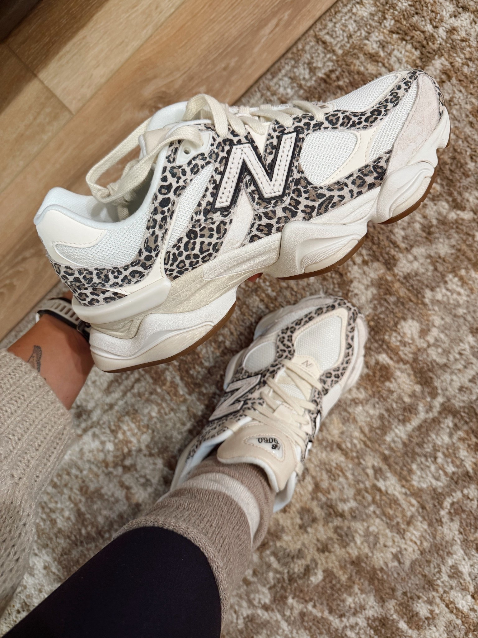 My first pair of New Balances🙈 SOOOOOO CUTE! I went tts! A sucker for leopard / cheetah print! 🐆

ASOS finds / 9060 / sneaker love / for her / gift idea / Holley Gabrielle 

#LTKStyleTip #LTKGiftGuide #LTKShoeCrush