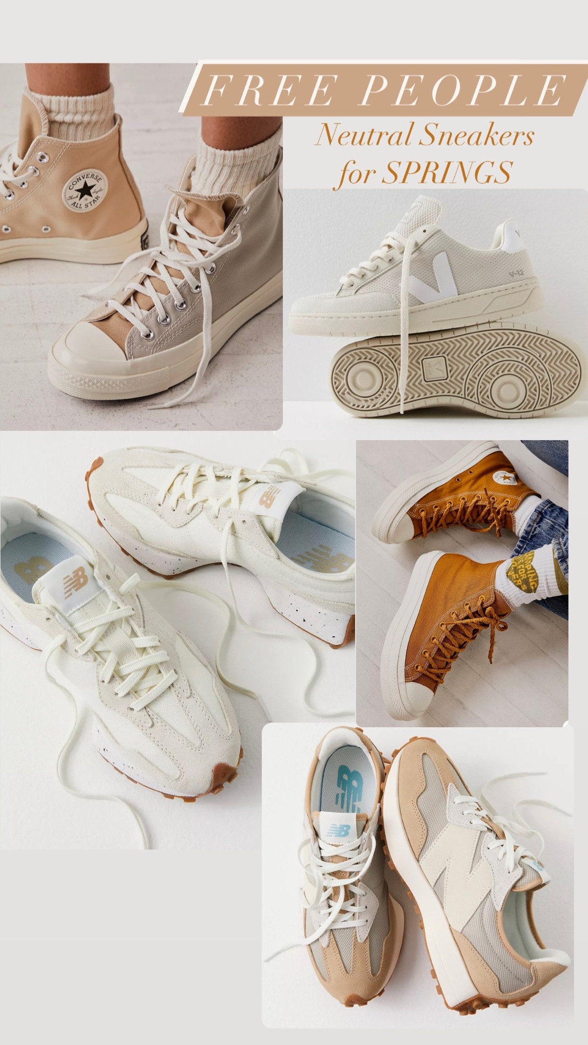 #FreePeople #NeutralSneakers for #HOCsprings 

#HOCspring #HOCcinnamon #HOCbeige 