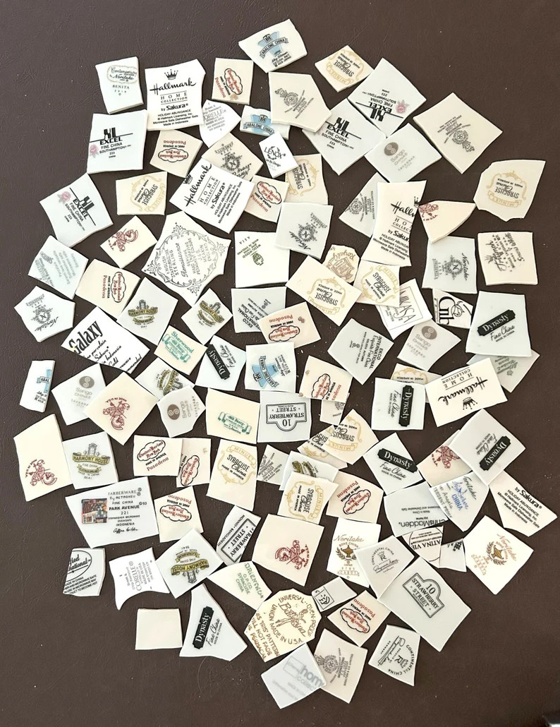 100 Thinner Plate Backstamps lot 86 - Etsy | Etsy (US)