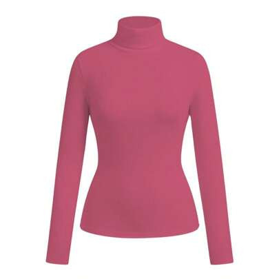 Blusa Gola Alta Térmica Inverno Manga Longa Para Baixas Temperaturas | SHEIN