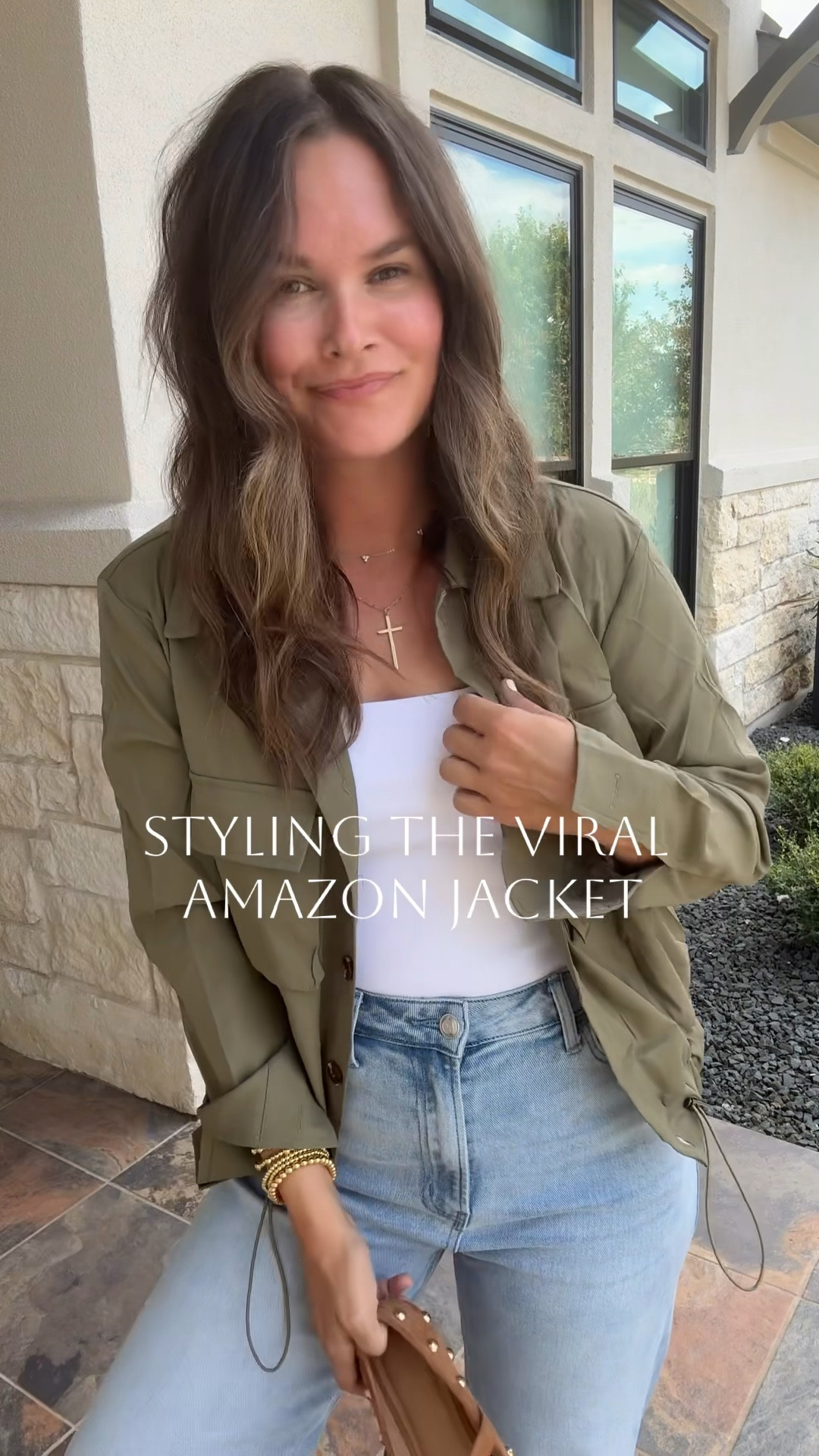 Amazon jacket that is such a good classic- jeans fit so good remind me of Abercrombie #founditonamazon #amazonoutfit #casualoutfit 

#LTKgrwm #LTKootd #LTKSaleAlert