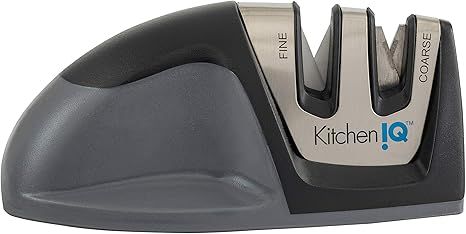 KitchenIQ 0009, Black 50009 Edge Grip 2 Stage Knife Sharpener, Manual | Amazon (US)