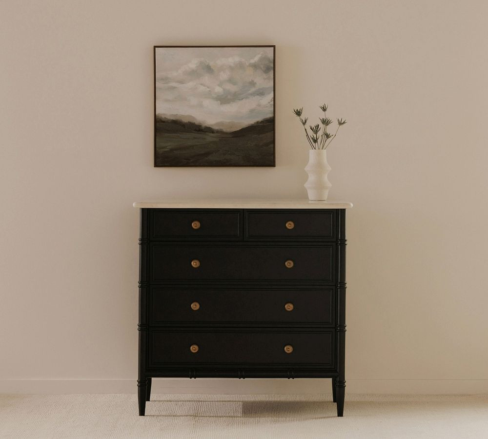 Adrien Marble 5-Drawer Dresser (40") | Pottery Barn (US)