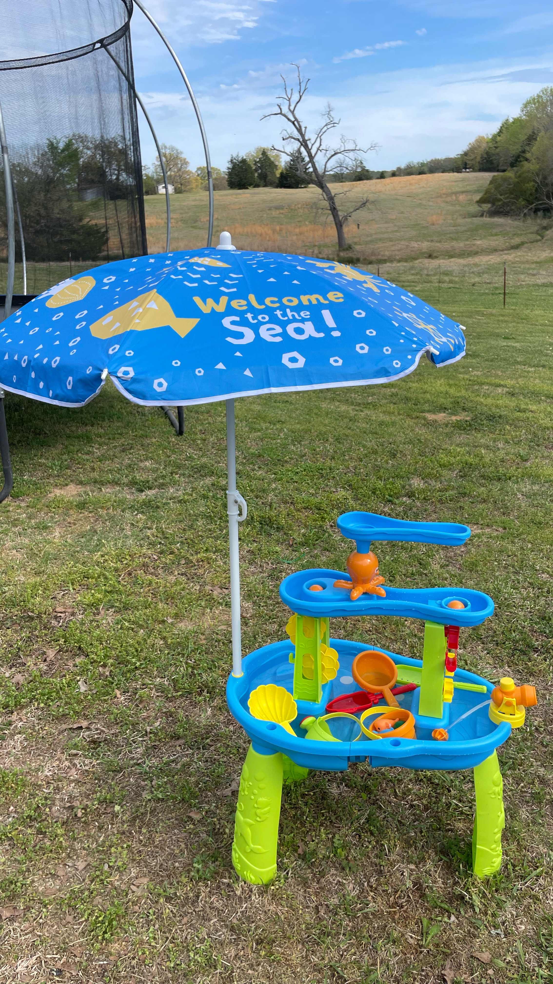 Summer is right around the corner and this is the coolest water/sand table for toddlers! 3 tiers, umbrella, water cannon, & lots of toys to go with! ☀️💦

#watertable #summerfun #toddler #outdoors 

#LTKSeasonal #LTKKids #LTKSaleAlert