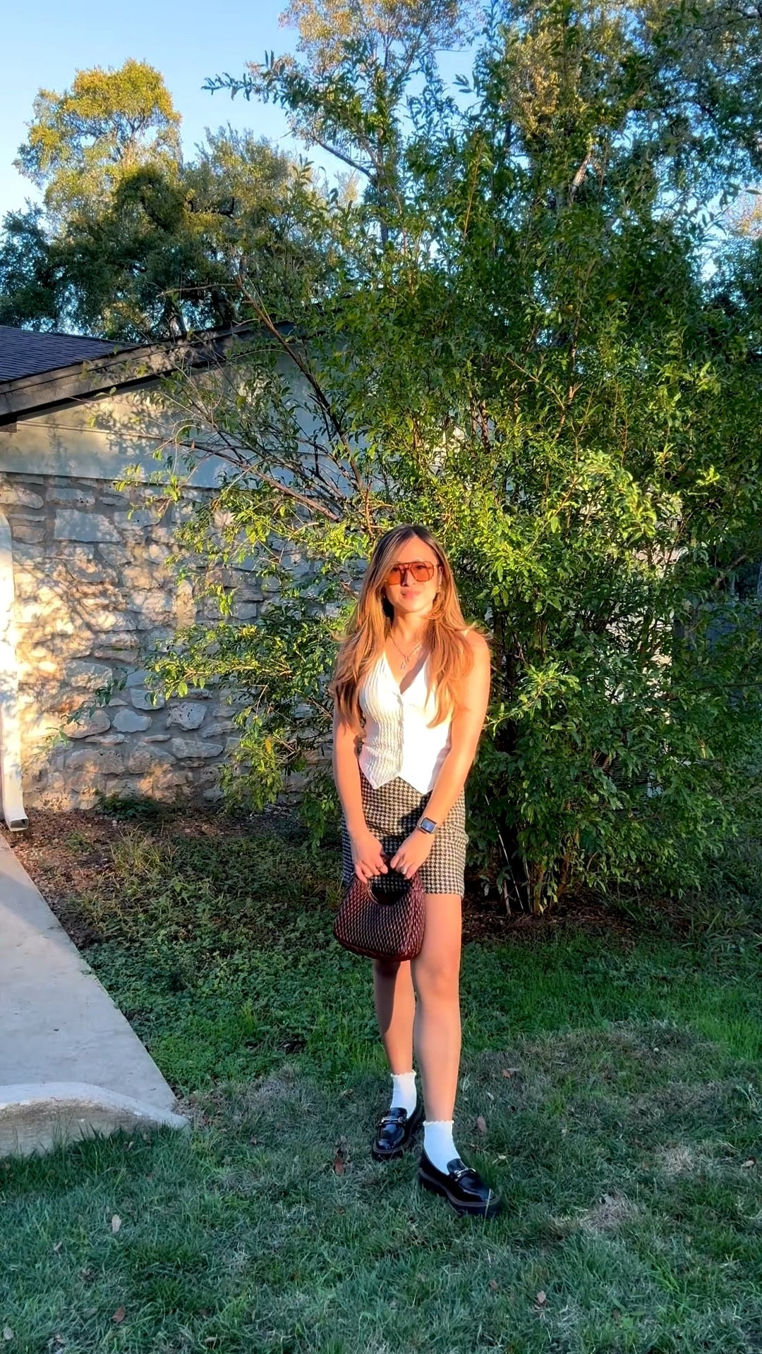 A cute little outfit i wore to my hair appointment! I’ve been dying to wear my loafers out! Cyber sale is on! Get all these on sale 

#LTKGiftGuide #LTKCyberWeek #LTKootd