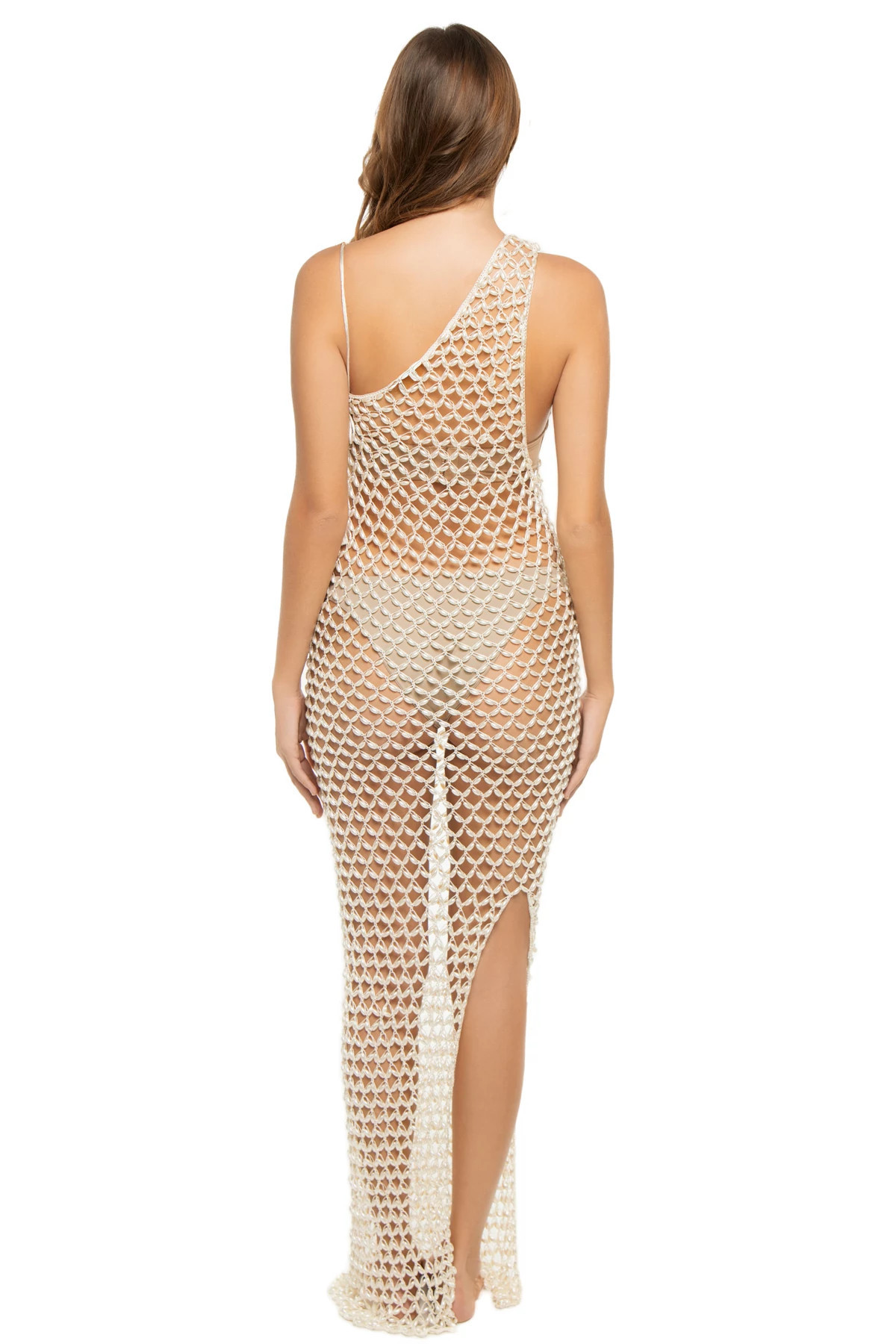 Serene Hand-Crocheted Asymmetrical Maxi Dress | Everything But Water