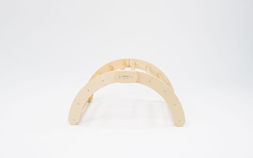 Poppyseed Play Climbing Gym, Designed to Improve Balance, Self Confidence, & Motor Skills, Foldable & Portable Toddler Activity Gyms (Natural, Arch) | Amazon (US)