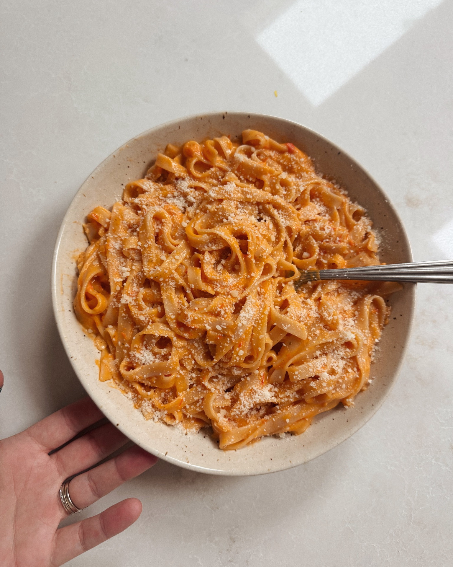 favorite brown rice fettuccine!