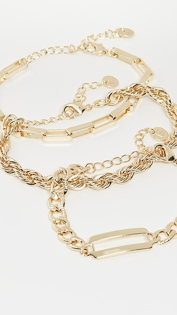 Multi Assorted Chain Bracelets | Shopbop