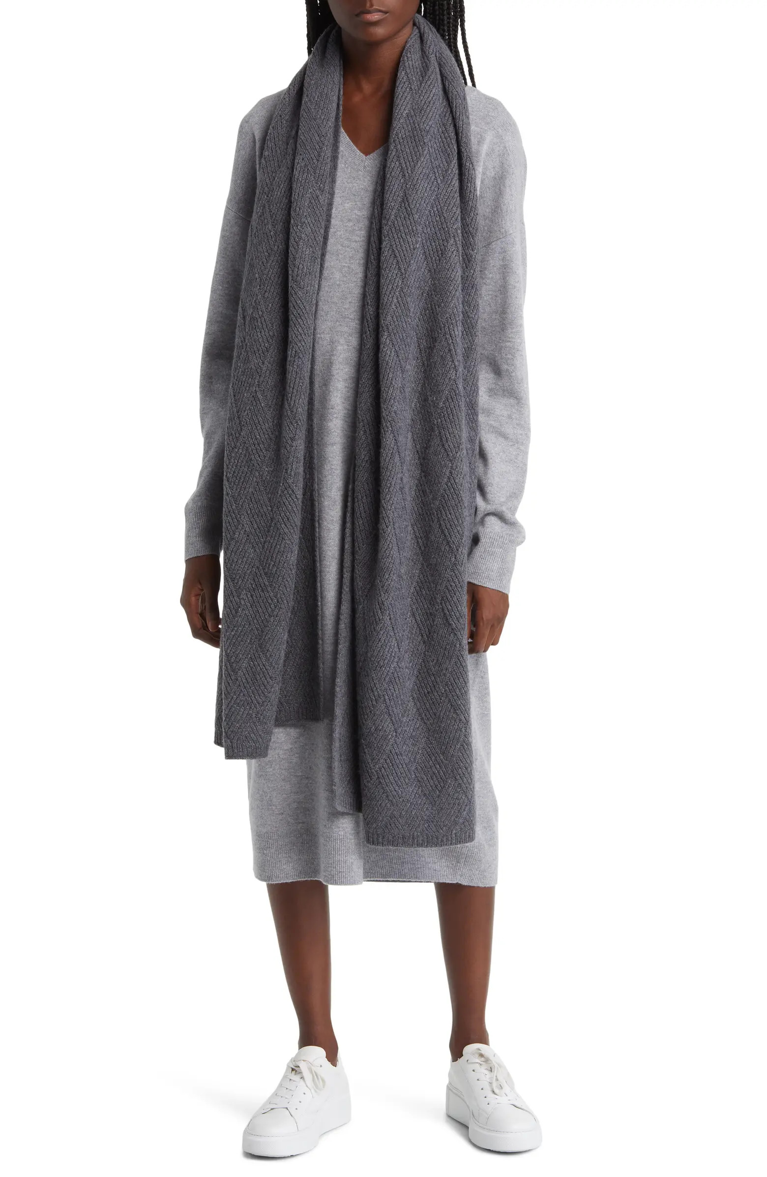 Wool & Recycled Cashmere Scarf | Nordstrom