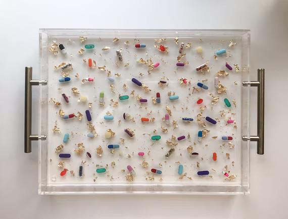 Resin Pill Serving Tray  Large | Etsy | Etsy (US)