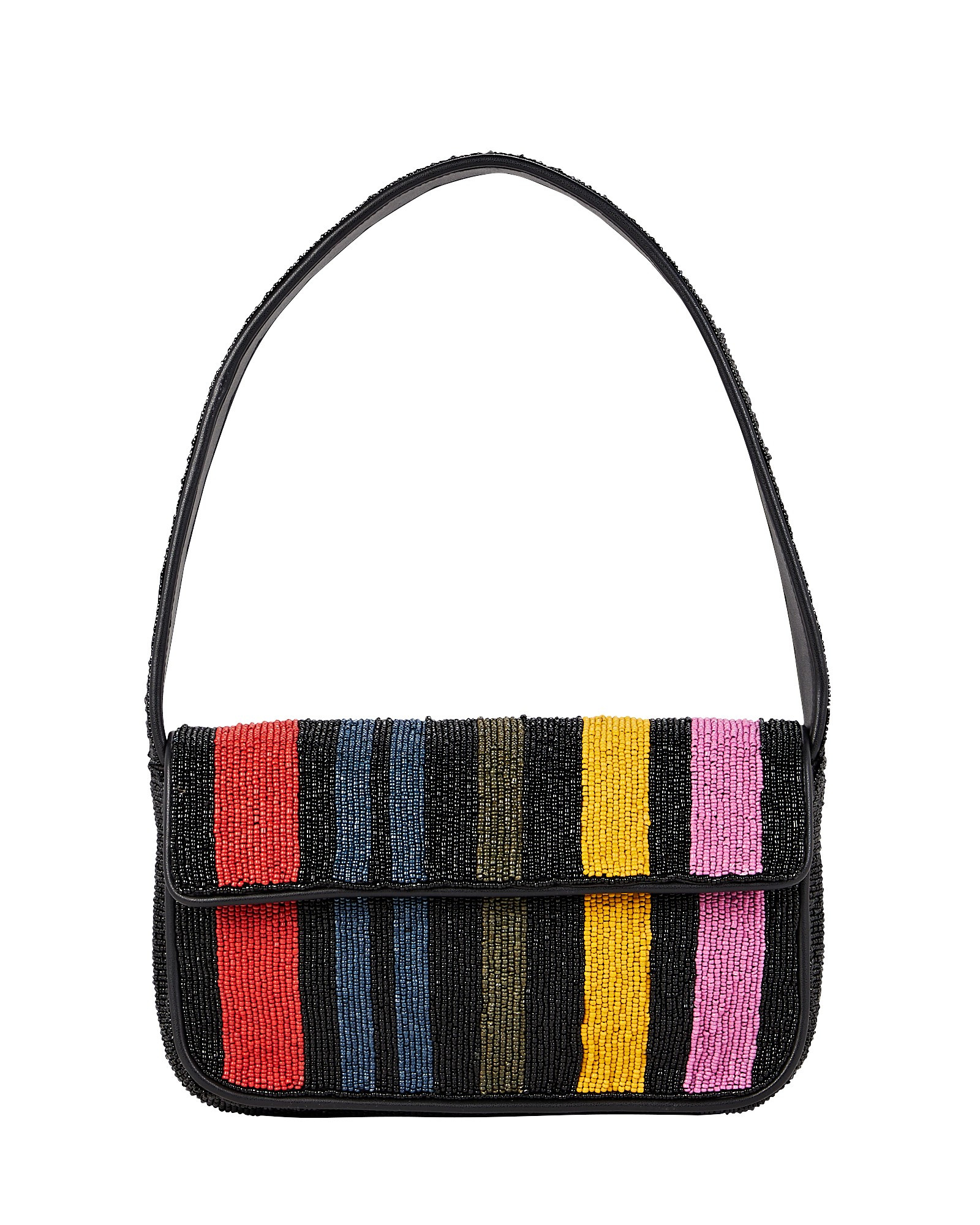 STAUD Tommy Beaded Shoulder Bag, Multi 1SIZE | INTERMIX