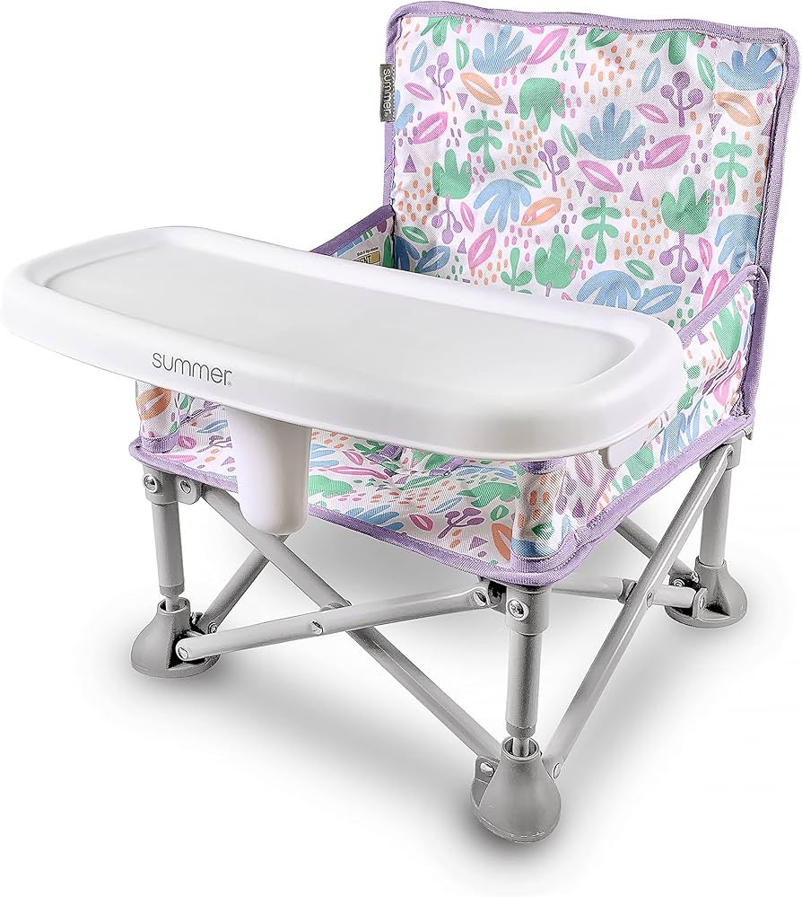 Summer Infant Pop ‘N Sit Portable Booster DLX (Joyful Geo) | Amazon (US)