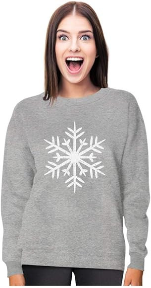 Tstars Meeowee Cat Sweatshirt Women Teen Girls Snowflake Ugly Christmas Sweater Style | Amazon (US)