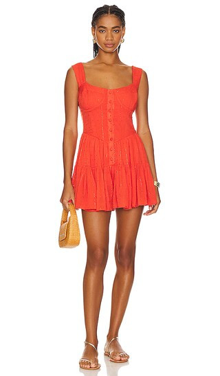 Everly Romper in Passion | Revolve Clothing (Global)