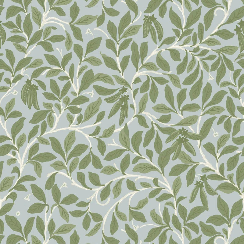 Leaf and Pod - Wallpaper | Wayfair North America