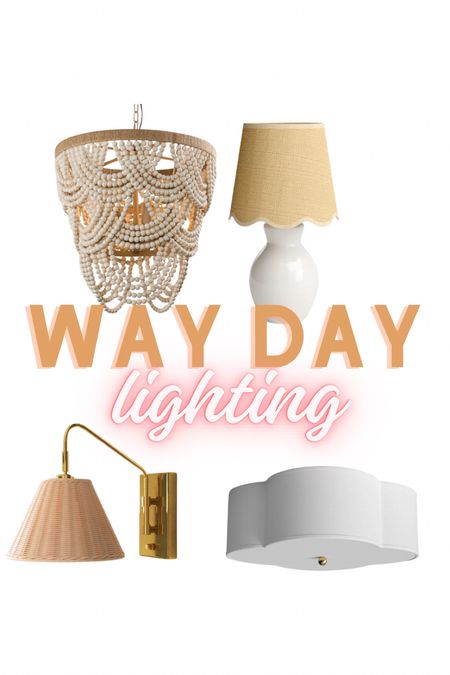 Way day sale starts TODAY!!! Up to 60% off lighting. Here’s what caught my eye for my home! #wayfair

#LTKsalealert #LTKhome #LTKstyletip