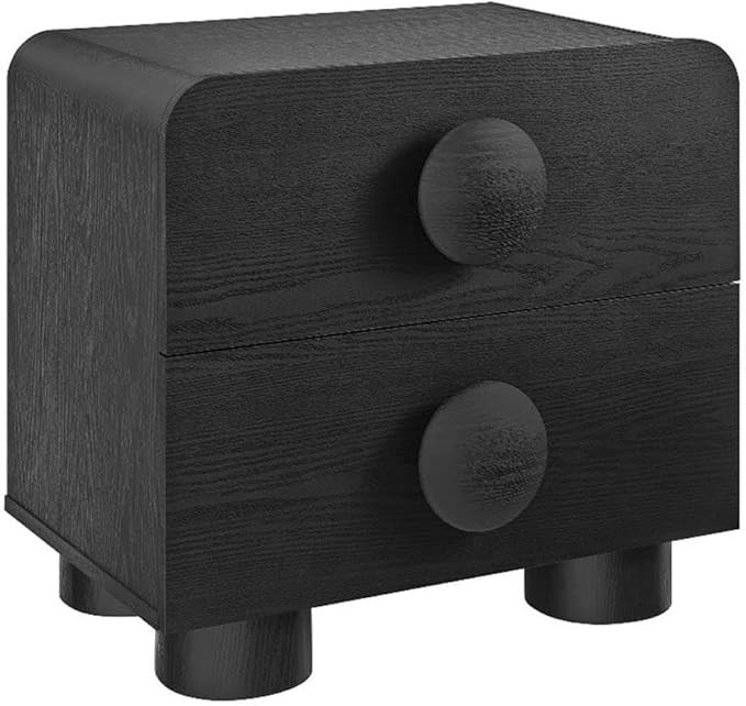 Modway Sonnet 2-Drawer Nightstand in Black | Amazon (US)
