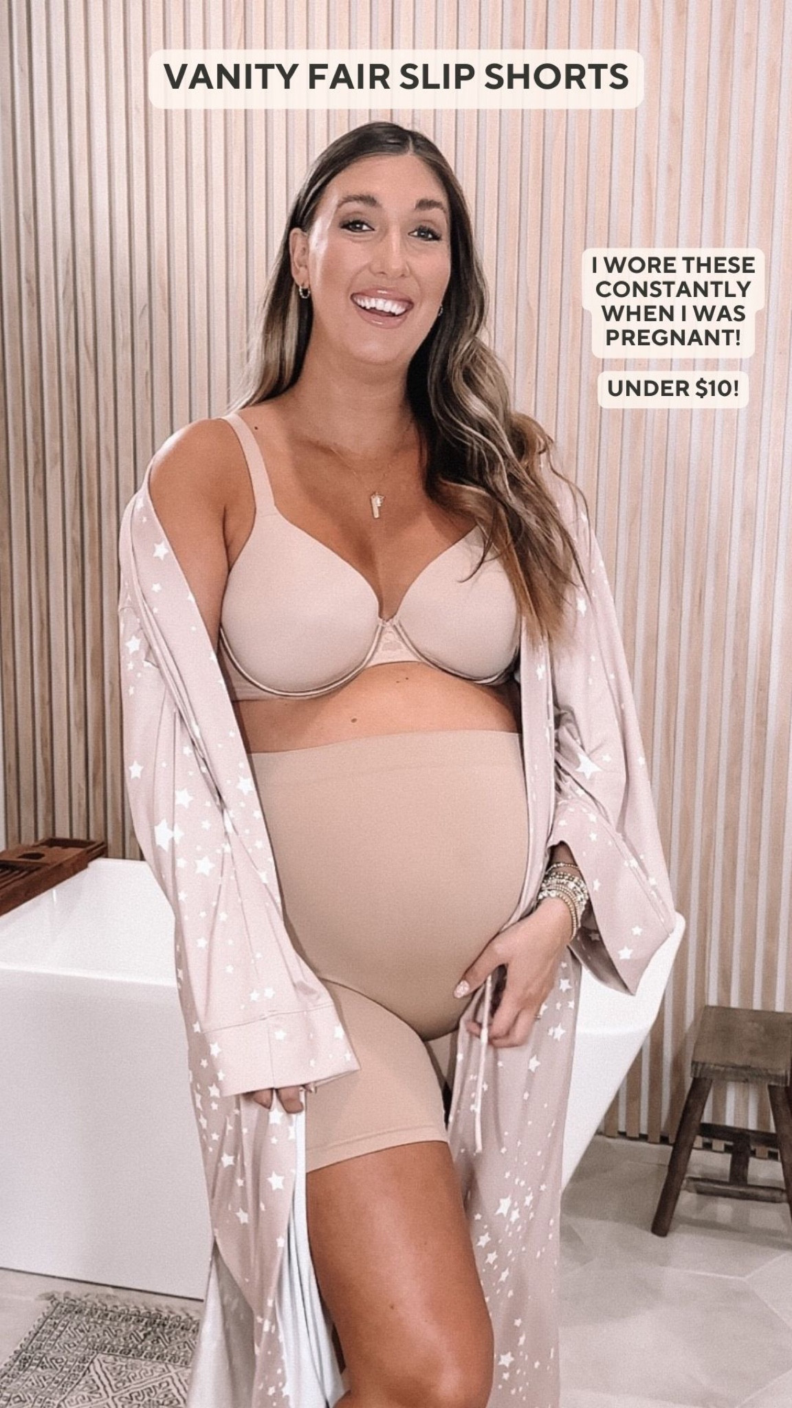 Vanity fair slip shorts I wore constantly with my bump! 

#LTKbump