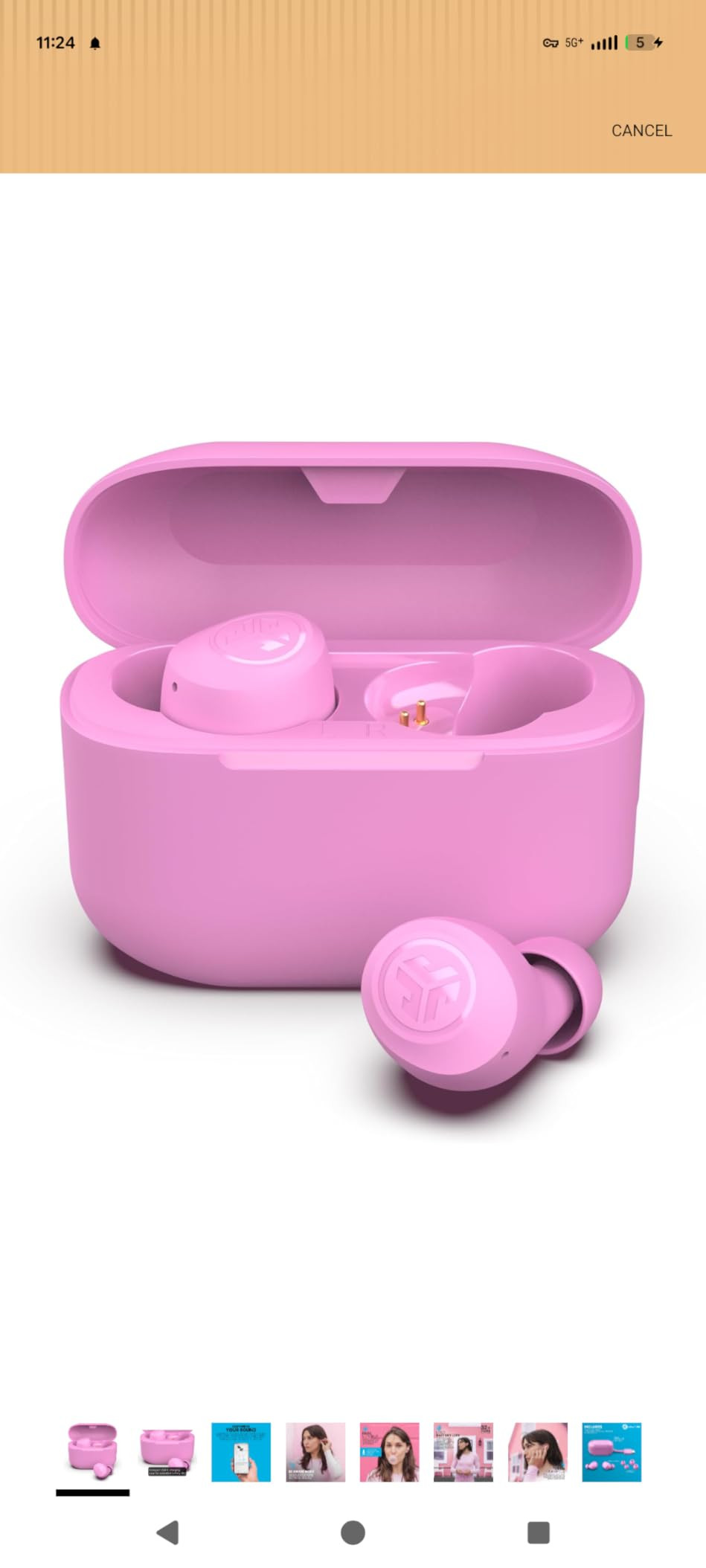 JLab Go Air Pop+ True Wireless Earbuds, in Ear Headphones, Bluetooth Earphones, 35H Playtime Ear ... | Amazon (US)