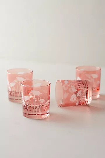 Poppy Glasses, Set of 4 | Anthropologie (US)