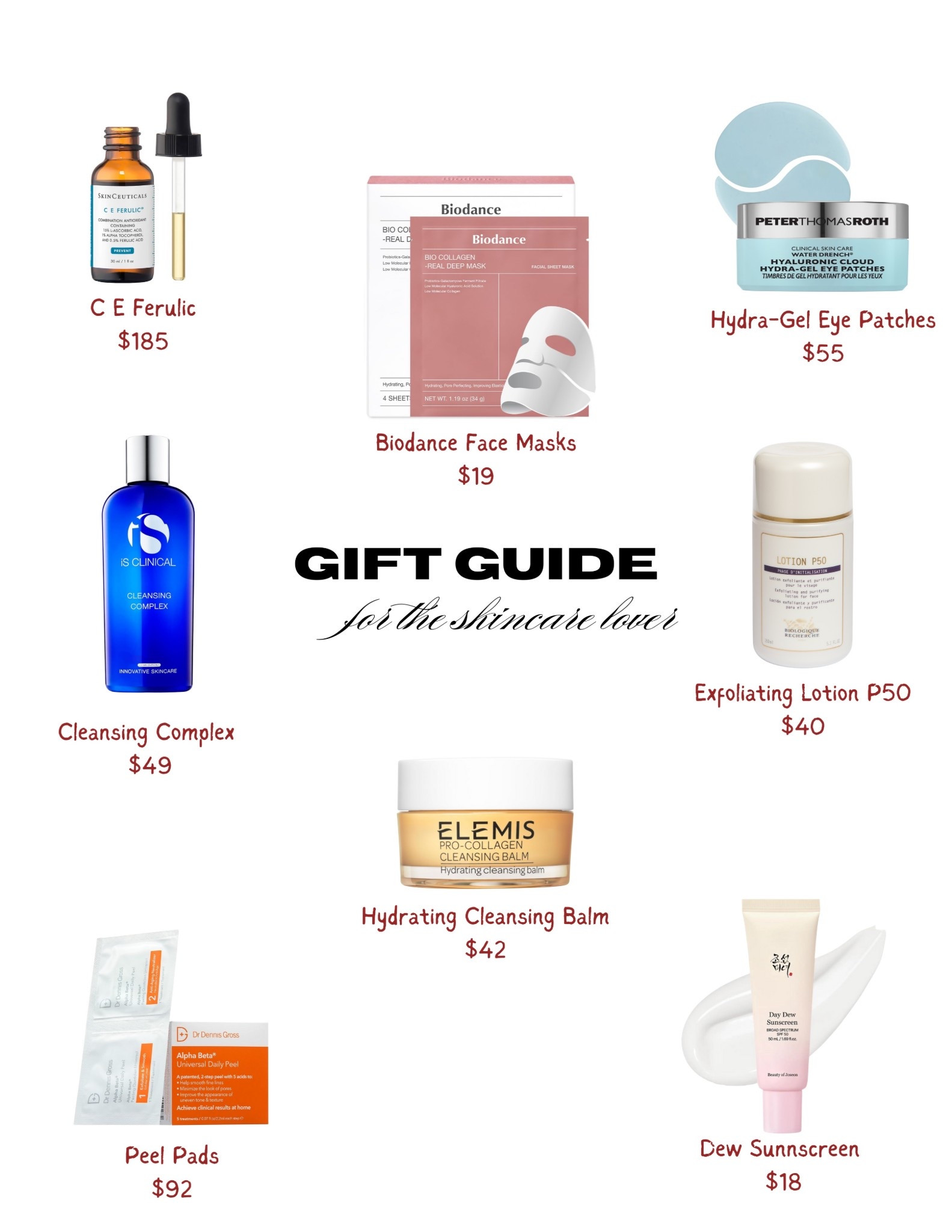 Gift guide for the skincare lover!!



gift guide
stocking stuffers
gifts for her
gift ideas for her
gift guide for the skincare lover 
#skincare #skincarelover #skincareroutine #giftguides #giftideasforher #haileybieberskin #skinceuticals #biodance #eyepatches #peterthomasroth #isclinical #elemiscleansingbalm #lotionp50 #drdennisgross #beautyofjoseon #skinmedica #hypochlorousacid #hydrinityskincare #hydrinity #esteelauderadvancednightrepair #colorscience #corsx #pimplepatches #pcahydratingtoner #drdiamond #biologiquerecherche #caudalíe #sofiepavittskin #panoxyl #cleanskinclub

#LTKGiftGuide #LTKselfcare #LTKHoliday