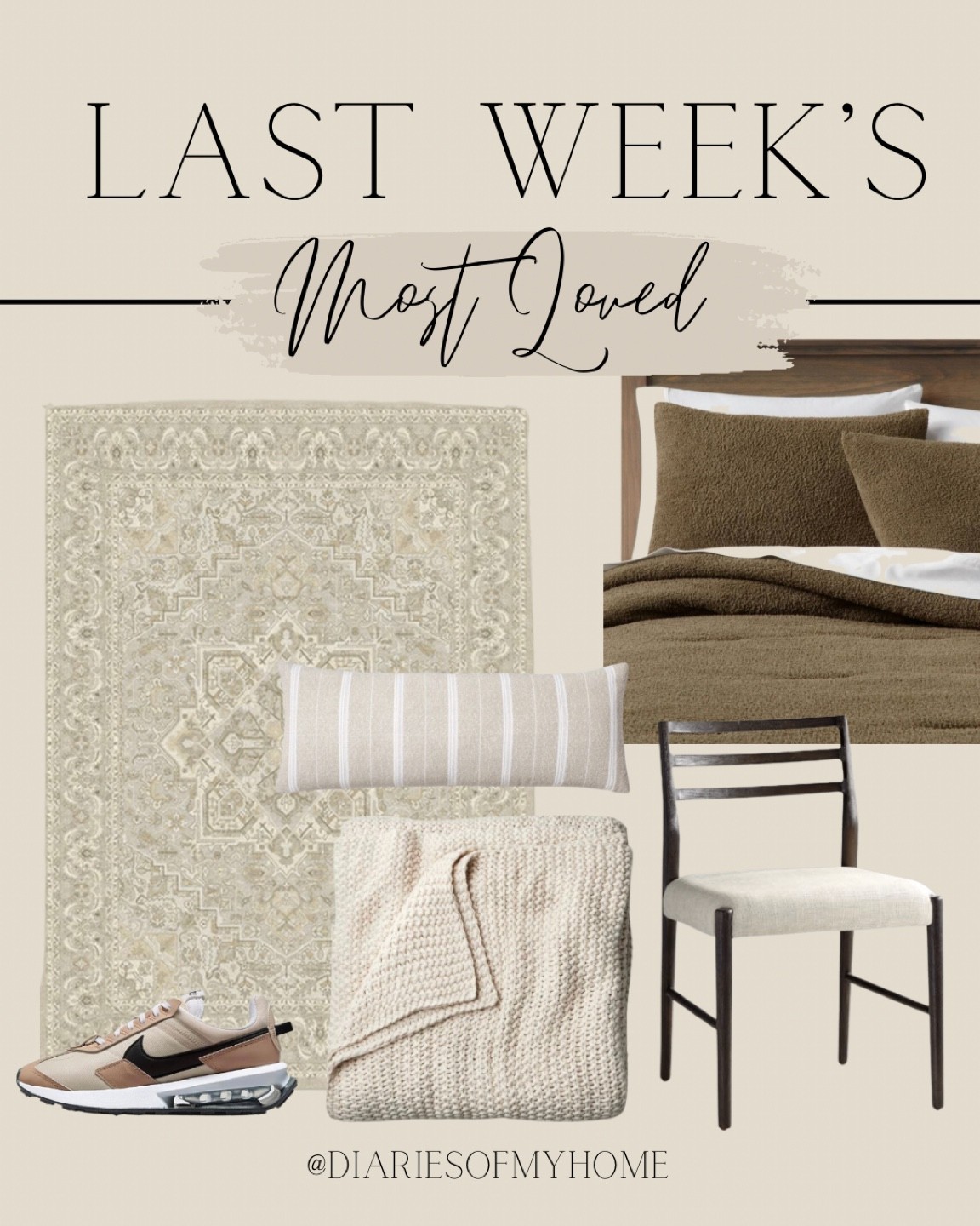 Last Week’s Most Loved 🤍 #bestsellers #topsellers #followerfavorites #bestselling

#ruggable #rugs #arearugs #washablerugs #comforter #comfy #cozy #target #bedding #bedstyling #targetbedding #quilt #moody #knitblanket #blanket #diningchair #chairs #nikepreday #nikesneakers #sneakersforwomen #vintagerugs #neutralrugs #lumbar #pillows #bedroomdecor #bedroomideas #masterbedroom #guestbedroom #primarybedroom #forthehome #homeinspo #shopmyhome #homeideas #ltkhome #ltkunder50 #under50 #lookforless 

#LTKsalealert #LTKSeasonal #LTKhome