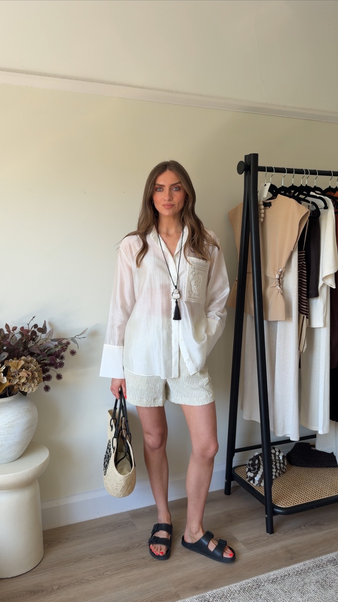 Zara holiday outfit inspiration 
Small in the shirt
M&S shorts - not online yet 
Birkenstock sandals
M&S necklace
Loewe basket bag - similar linked


Holiday outfit 

#LTKsummer #LTKspring #LTKuk