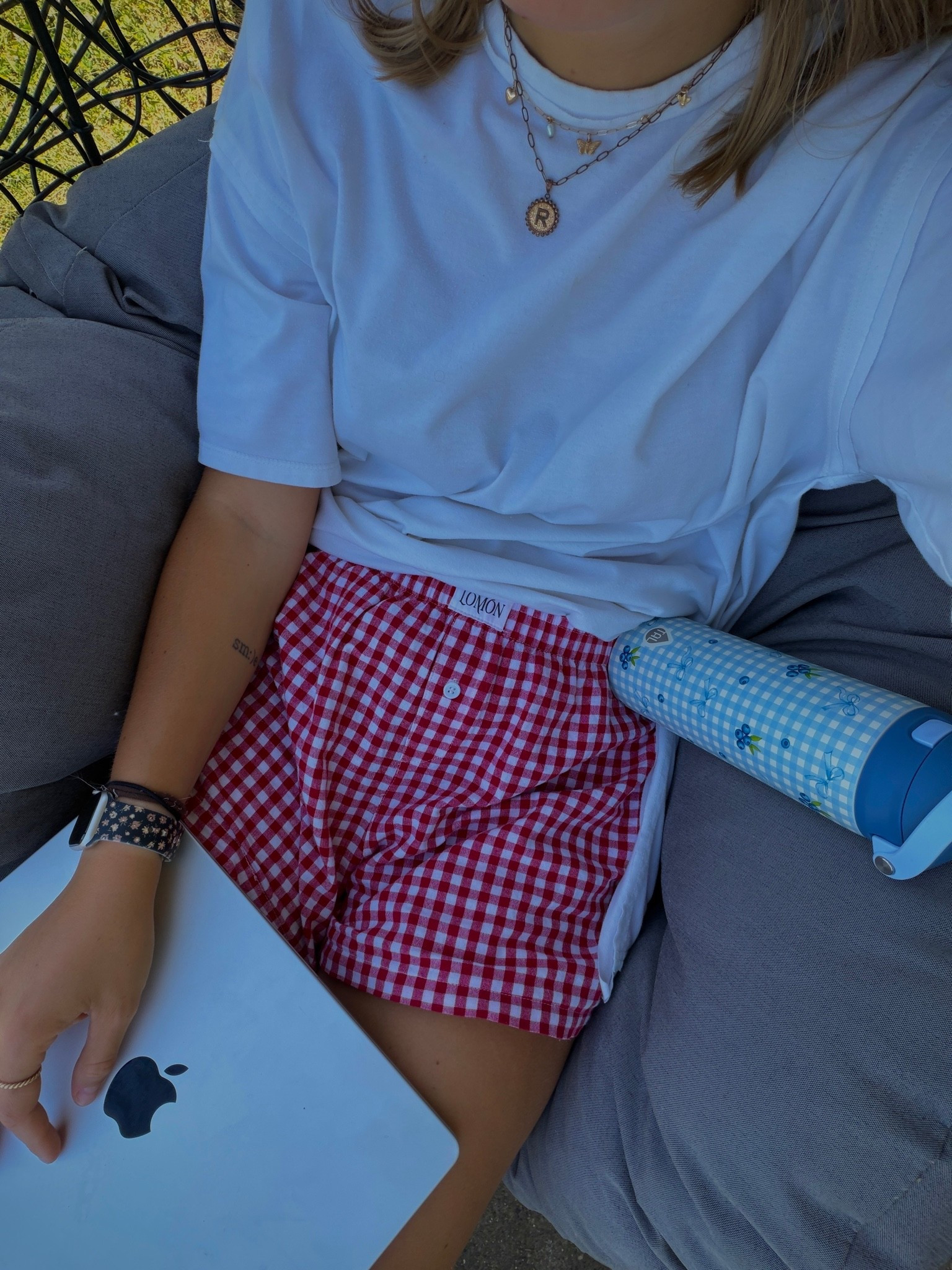 Today’s wfh outfit—06.03.26 ❤️🌤️🤍😎

Medium in red/white Amazon gingham boxers (comes in TONS of fun colors & ONLY $8.99 🤑)
Medium in white oversized Amazon tee (very oversized)
8 in brown @Target sandals
🥤water bottle is from Walmart (& it’s the freakin cutest for $13 🫐)
*linking up jewelry too :)

Amazon outfits, Amazon finds, Amazon fashion, Amazon deals, Amazon boxers, work from home outfits, comfy outfits, cozy outfits, fall outfits, red and white boxers, trending boxers, white shirts, oversized tees, trending on Amazon, Target sandals, brown sandals, Target shoes, summer sandals, Walmart deals, Walmart finds, Walmart water bottle

#LTKootd #LTKSaleAlert #LTKSeasonal