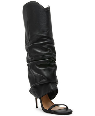 Women's Ravine Cuffed Knee High Stiletto Heel Boots | Macy's