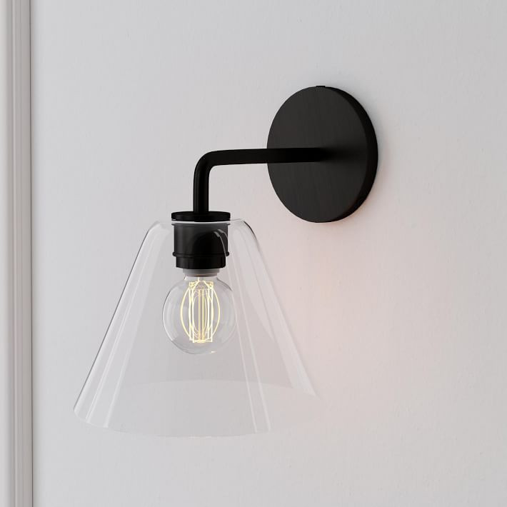 Sculptural Cone Sconce | West Elm (US)