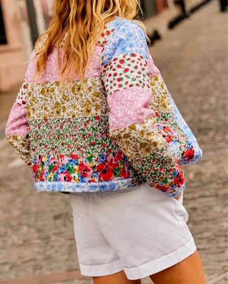 Cotton quilted patchwork jacket - so cute for summer! Boho hippie 

#LTKstyletip #LTKtravel #LTKmidsize