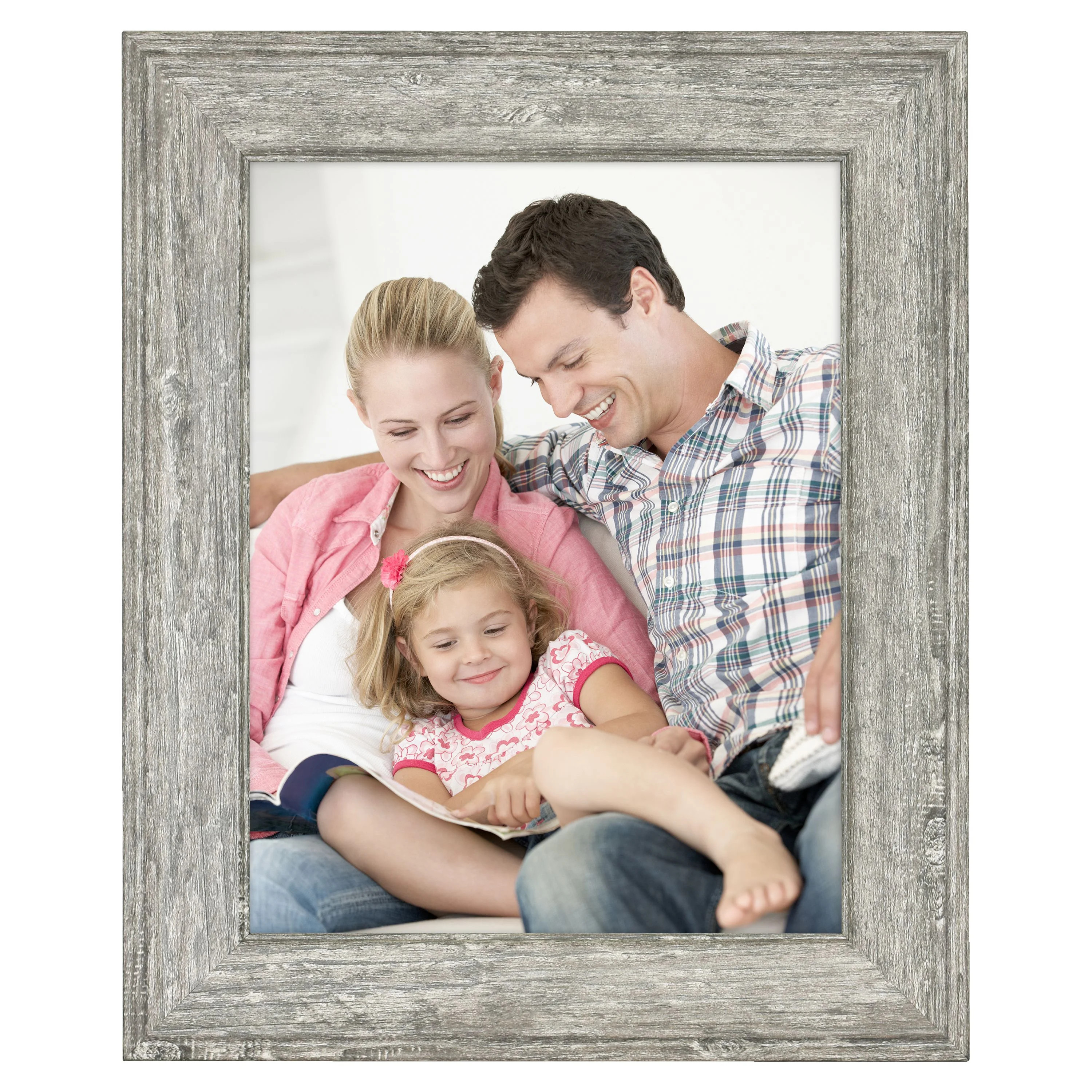 Mainstays 5" x 7" Tabletop Picture Frame, Rustic Gray | Walmart (US)