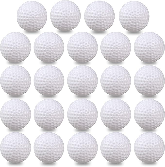 KOFULL Plastic Golf Balls Practice, 24/100 Pack Hollow Plastic Golf Balls Indoor Outdoor Training... | Amazon (US)