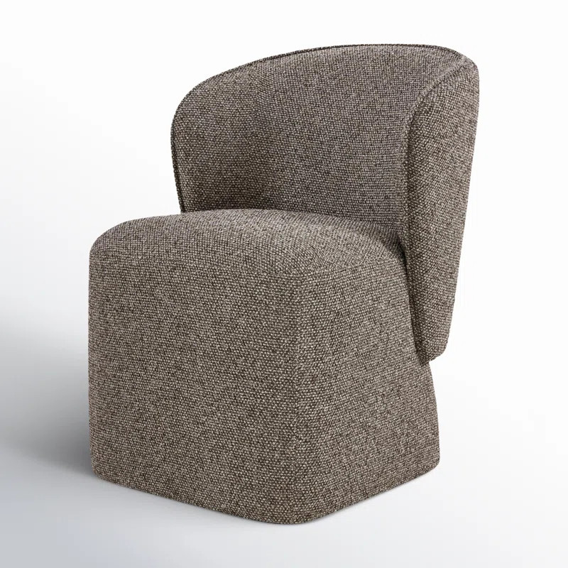 Niha Upholstered Dining Chair with Casters | Wayfair North America