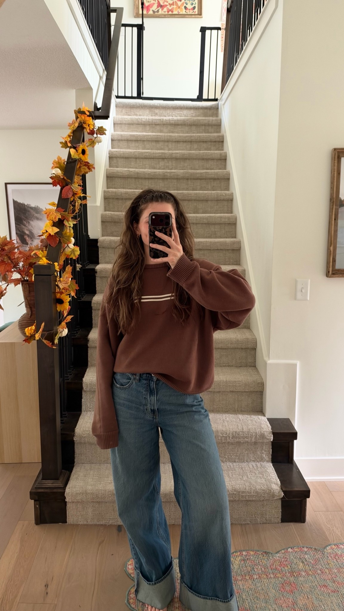 medium in sweater (sized up) and jeans tts! 

Fall outfit

#LTKootd #LTKSeasonal