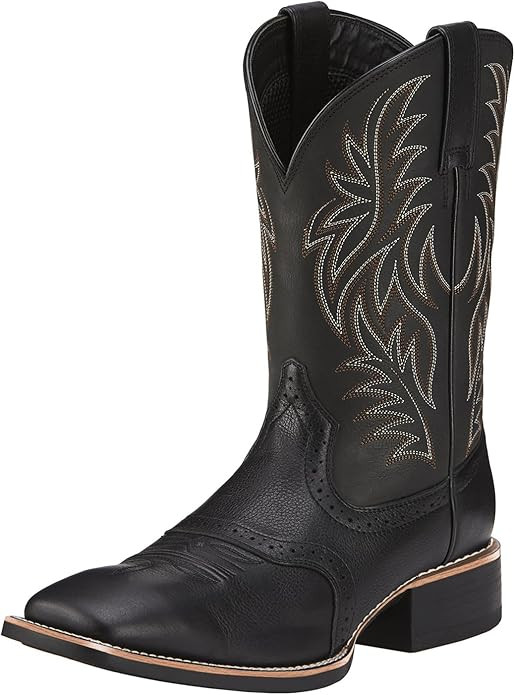 CHUUMEE Men's Fashion Round Toe Embroidered Western Cowboy Boots | Amazon (US)